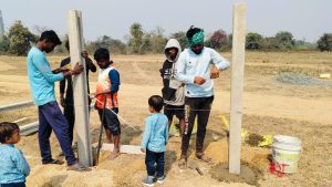 Construção do templo IEAB em Bargarh